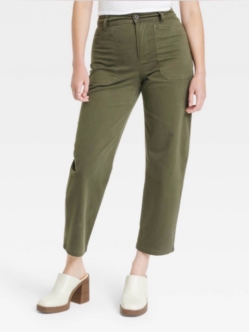 Universal Thread Olive Green Ankle Pants